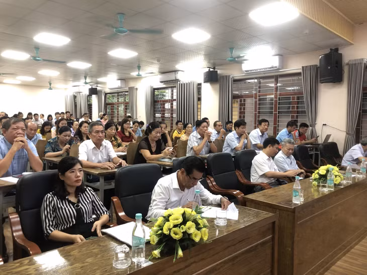 Các đại biểu tham dự hội nghị tập huấn.