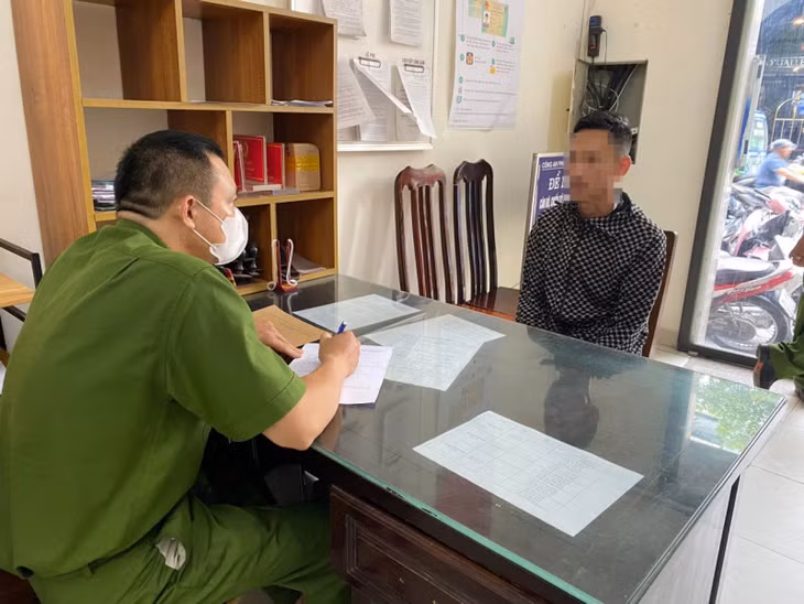 Cơ quan Công an đấu tranh với đối tượng để làm rõ hành vi vi phạm.