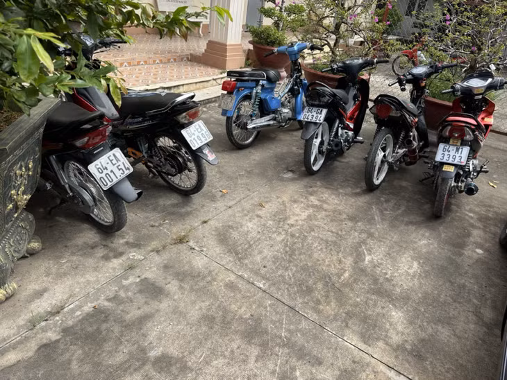 Phương tiện bị tạm giữ.