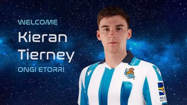 Kieran Tierney đến Tây Ban Nha theo dạng cho mượn dài hạn.