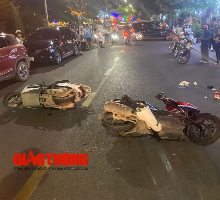 Hiện trường xảy ra vụ tai nạn