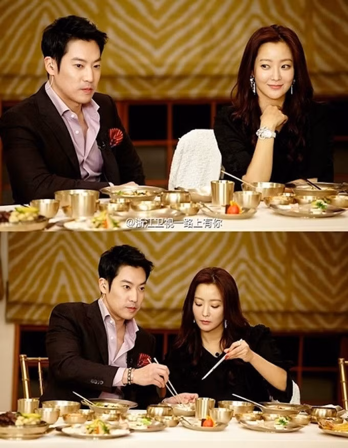 Kim Hee Sun lập gia đình với doanh nhân Park Ju Young từ năm 2007 (Ảnh: Naver).