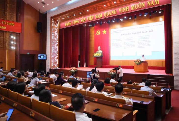 Quảng Ninh tổ chức hội nghị phân tích chuyên sâu các chỉ số cải cách của tỉnh năm 2022, bàn giải pháp nâng cao các chỉ số trong năm 2023 và các năm tiếp theo. Ảnh: Minh Hà