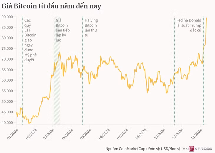 Bitcoin lên 89.000 USD ảnh 1