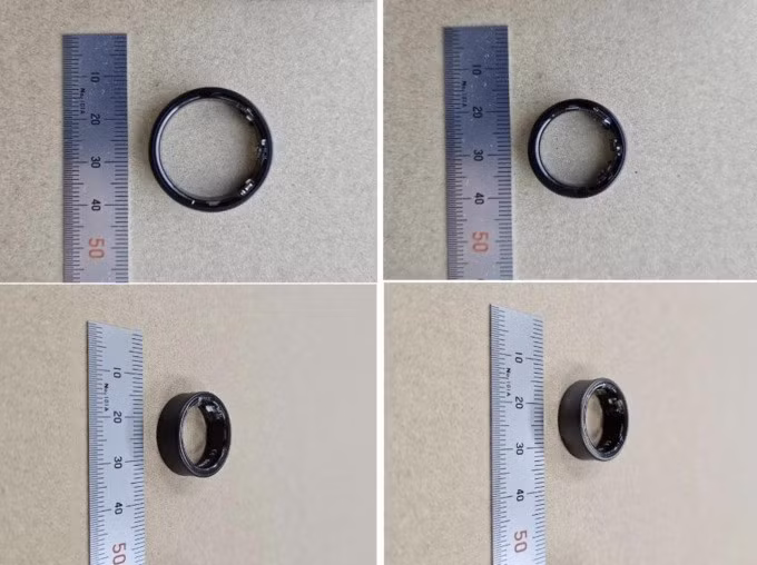 Kích thước nhẫn Galaxy Ring của Samsung. Ảnh: FCC
