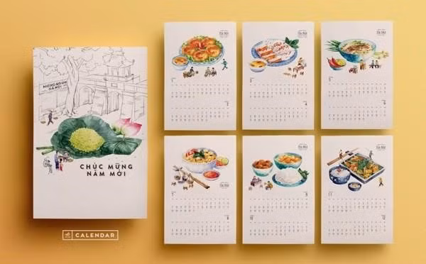 Mẫu mã lịch tại In Lịch Để Bàn được cập nhật liên tục