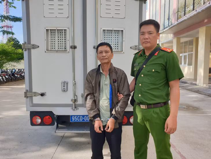Nguyễn Thanh Giang ghen tuông với vợ cũ nên đã giết người - Ảnh: HUY PHÁCH