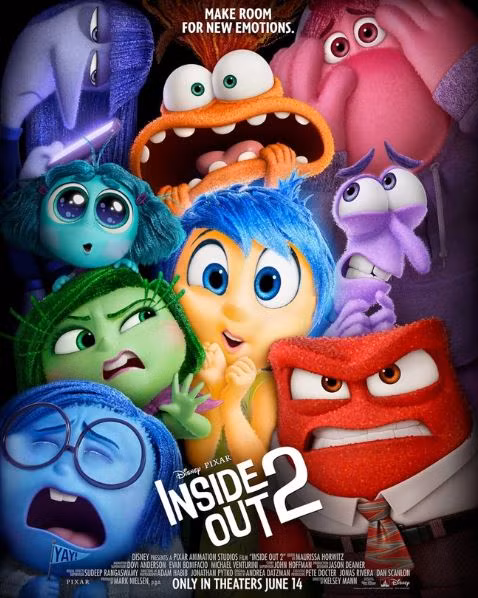 Poster của “Inside Out 2”.