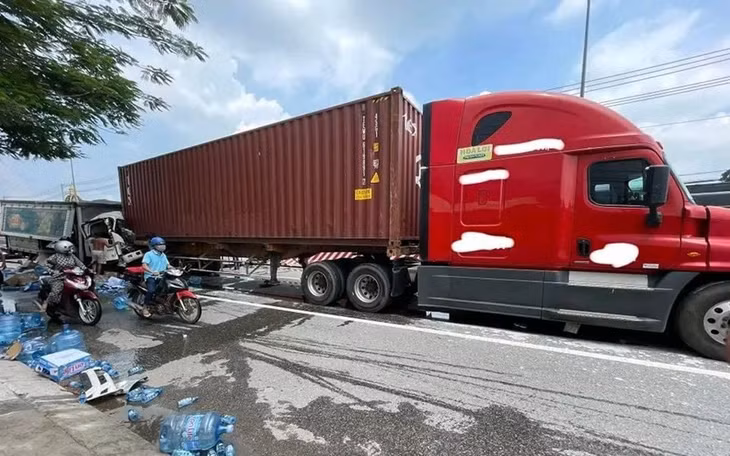 Hiện trường vụ tai nạn. Ảnh: T.T