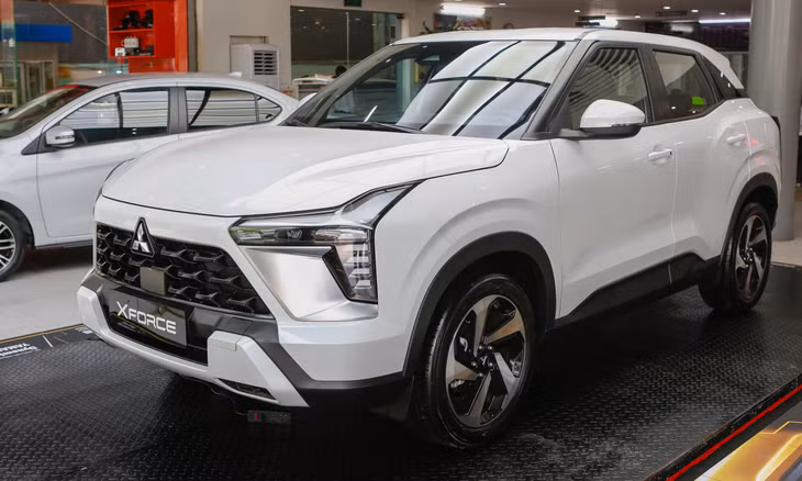 Mitsubishi Xforce bản Ultimate tại một đại lý ở Hà Nội ngày 17/6. Ảnh: Lương Dũng