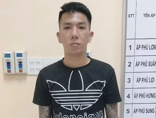 Bị can Bùi Quang Trung. Ảnh: C.A