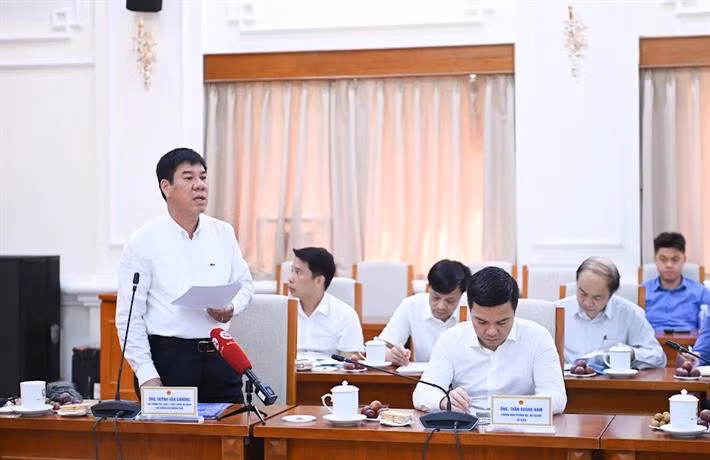 GS. Huỳnh Văn Chương, Cục trưởng Cục Quản lý chất lượng, Bộ GD&amp;ĐT thông tin về Kỳ thi. Ảnh: GD