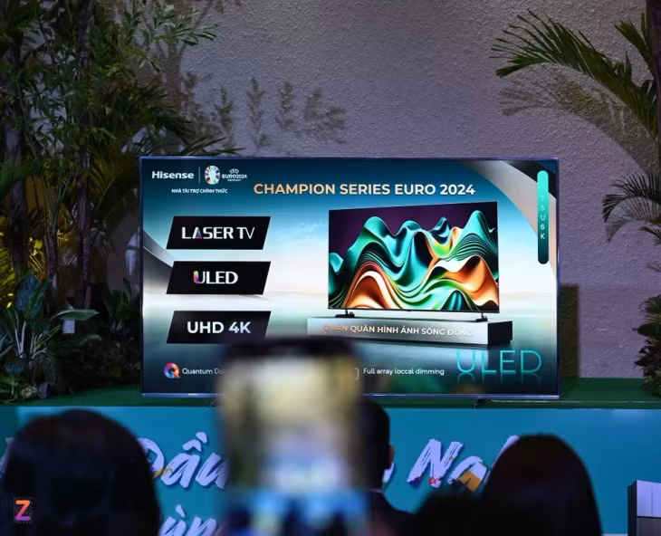 Hisense là nhà tài trợ của Euro 2024. Ảnh: Xuân Sang.