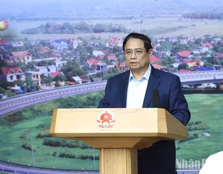 Thủ tướng Phạm Minh Chính phát biểu ý kiến tại Phiên họp (Ảnh: Trần Hải)