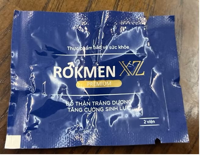 Sản phẩm bảo vệ sức khỏe Rokmen XZ Premium như cảnh báo. Ảnh: CQCN
