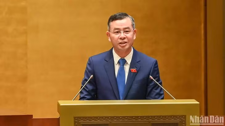 Tổng Kiểm toán Nhà nước Ngô Văn Tuấn. (Ảnh: DUY LINH)