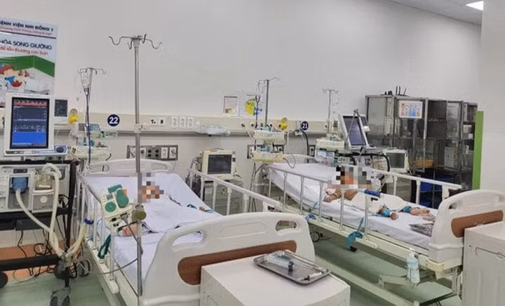 Khoa Hồi sức tích cực Chống độc, Bệnh viện Nhi đồng 1 TP.HCM. (Ảnh: Giao Linh)