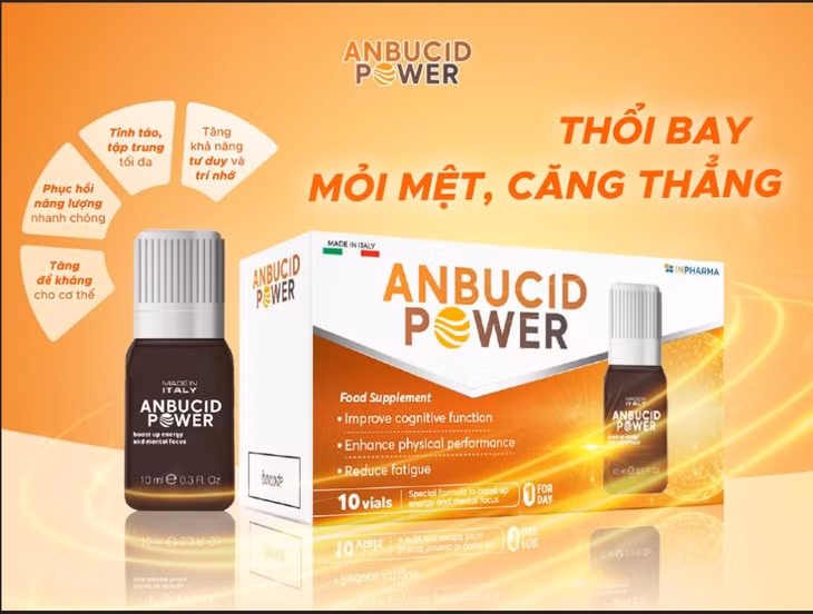 Anbucid Power được hàng triệu người trên thế giới lựa chọn để phục hồi năng lượng
