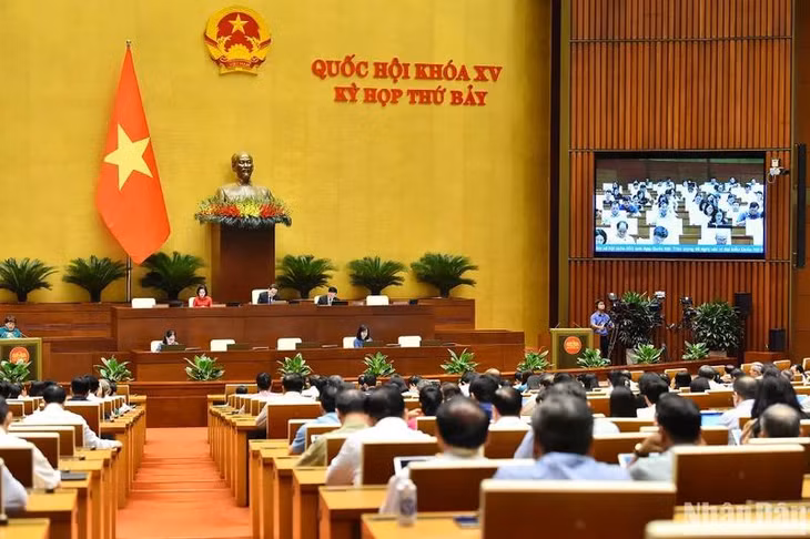 Quang cảnh phiên họp của Quốc hội, ngày 18/6/2024. (Ảnh: THỦY NGUYÊN)