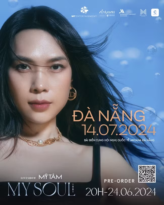 Poster chính thức liveshow của Mỹ Tâm