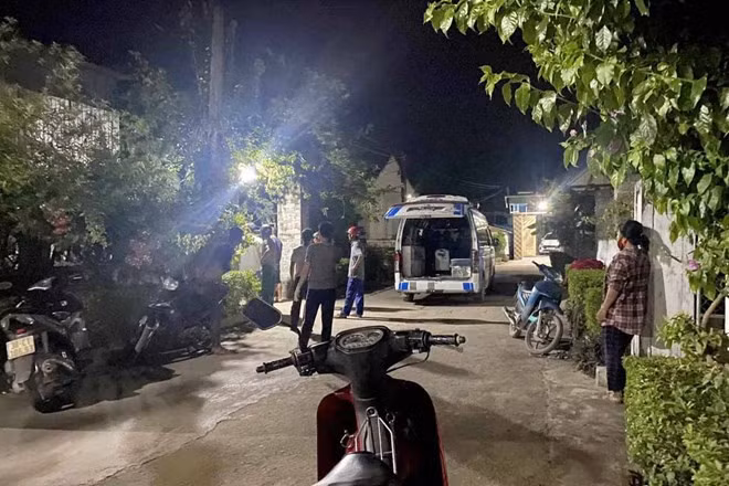 Nhà nạn nhân tử vong ở xã Quang Lộc. Ảnh: Quang Tuấn.