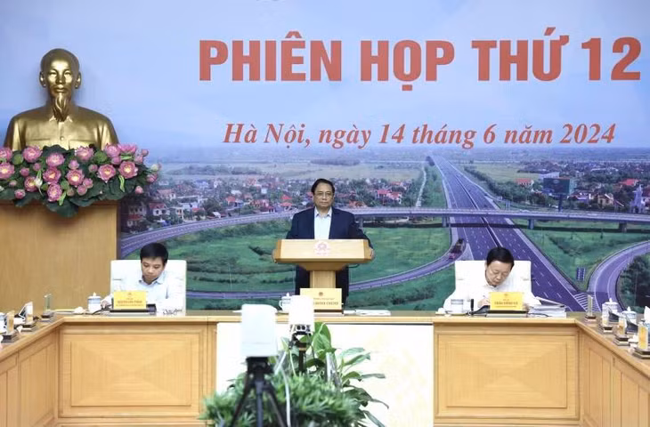 Thủ tướng Phạm Minh Chính phát biểu ý kiến tại Phiên họp thứ 12 Ban Chỉ đạo (Ảnh: Trần Hải).