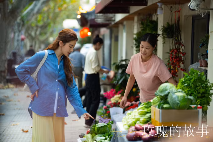 Lưu Diệc Phi trong "Câu chuyện hoa hồng". Ảnh: QQ
