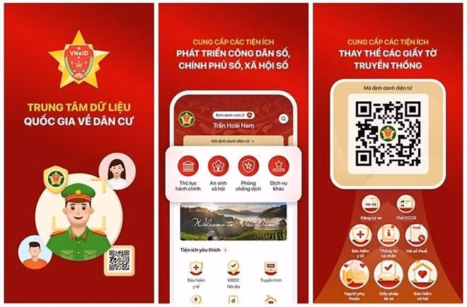 Nhiều thủ tục hành chính sẽ được thực hiện qua ứng dụng VNeID. Ảnh: C06