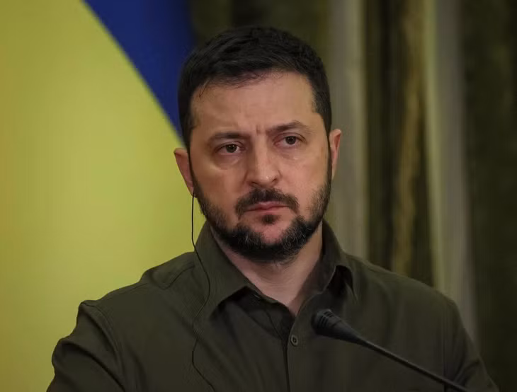 Tổng thống Ukraine Volodymyr Zelensky. Ảnh: Reuters