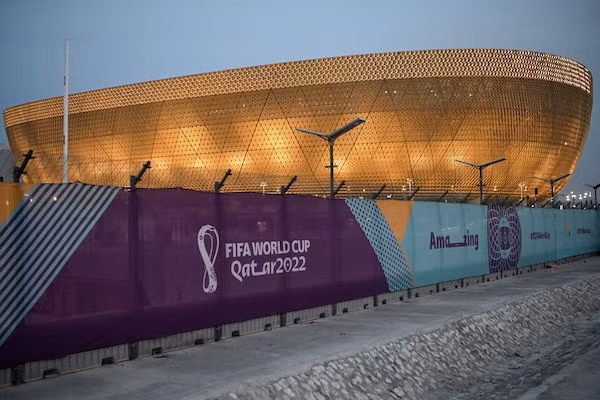 Sân vận động Lusail tại Qatar. Ảnh: AFP