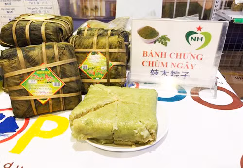 Bánh chưng chùm ngây Móng Cái.