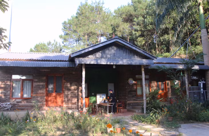 Homestay Hải Oanh (thôn Bản Pạt, xã Lục Hồn) có không gian thoáng đãng, mát mẻ.