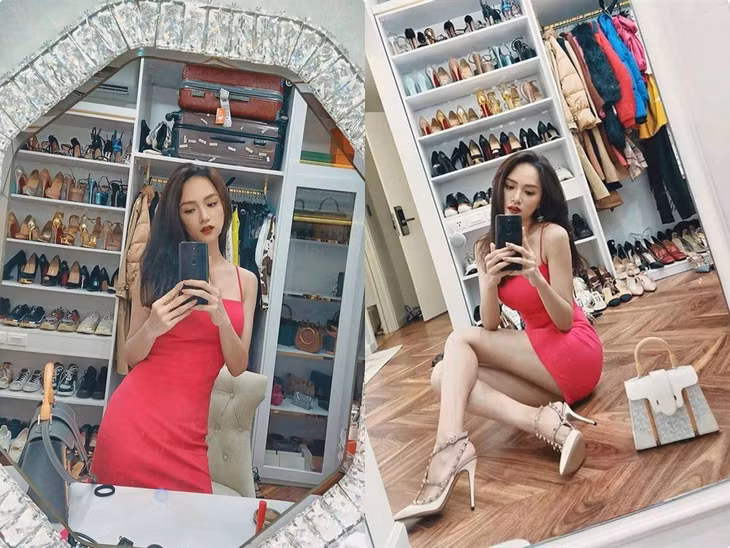 Hoa hậu Hương Giang chia sẻ hình ảnh hàng hiệu. Ảnh: FBNV