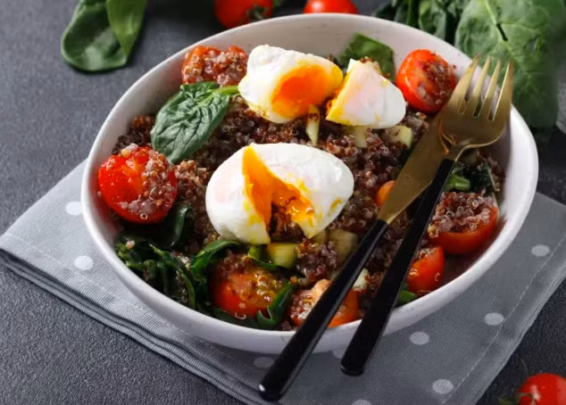Bữa sáng Savoury Quinoa giúp bạn có cảm giác ăn no và no lâu suốt cả buổi sáng