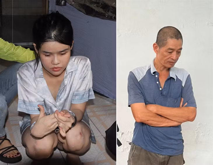 Đối tượng Phạm Thị Quỳnh Trang và Phạm Văn Duẩn.