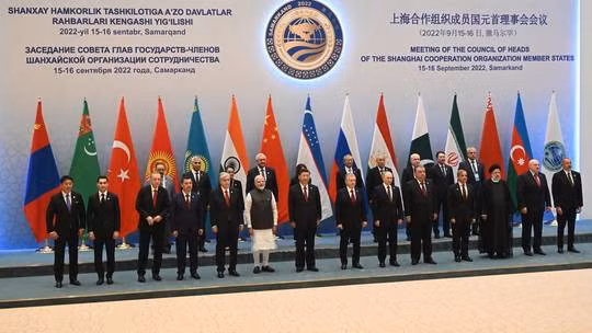Hội nghị thượng đỉnh Tổ chức Hợp tác Thượng Hải (SCO) tại Samarkand, Uzbekistan, ngày 16/9/2022. Ảnh: Sputnik