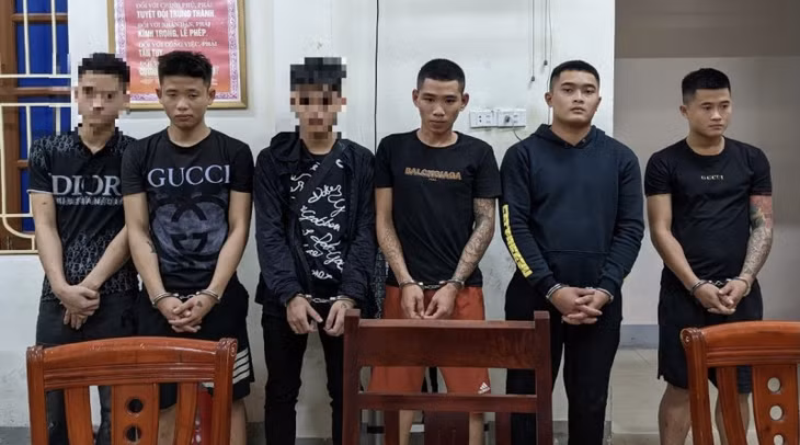 Các đối tượng trong vụ án bị bắt giữ.