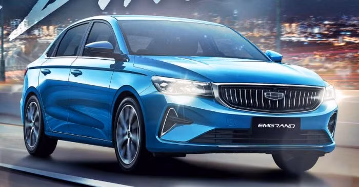 Geely Emgrand 2022 sở hữu nhiều trang bị lấn át Toyota Vios