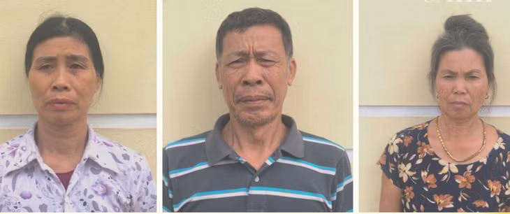 Các đối tượng trong vụ án.