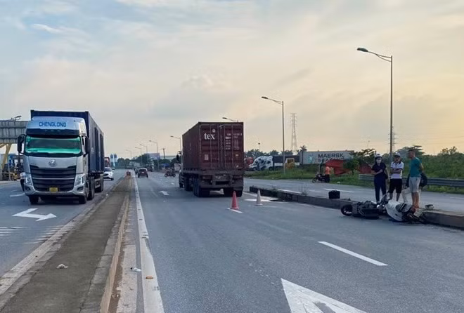 Hiện trường tai nạn giao thông. Ảnh: Công an Hải Phòng