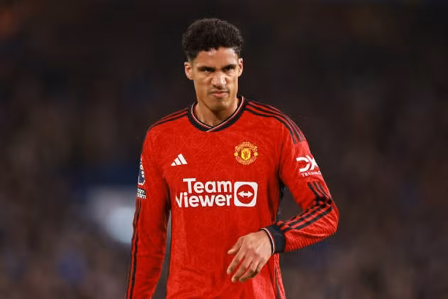 Varane trong màu áo Man United.