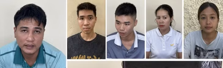 Các bị can vừa bị khởi tố - Ảnh: Công an tỉnh Thanh Hóa cung cấp