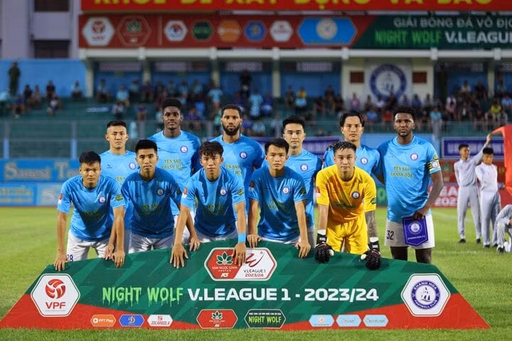 CLB Khánh Hòa xuống hạng. (Ảnh: VPF)