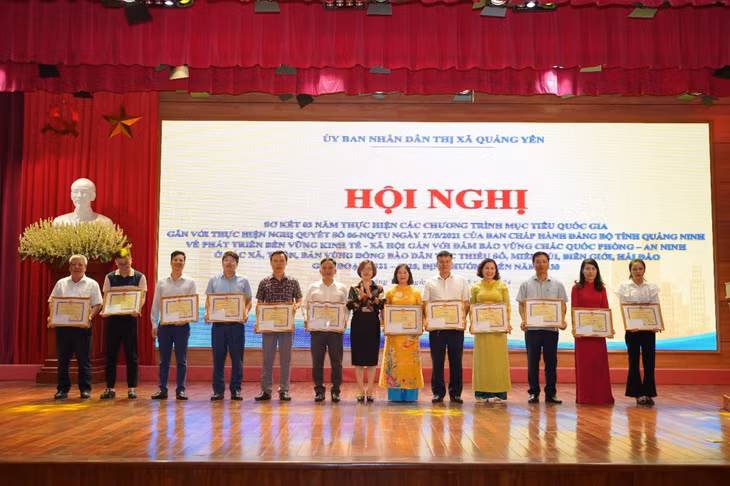 Các đơn vị có thành tích tiêu biểu trong việc thực hiện Chương trình mục tiêu quốc gia về giảm nghèo bền vững, giai đoạn 2021-2025.