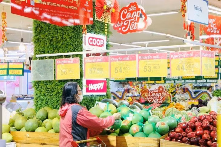Đưa mận hậu vào hệ thống Saigon Coop.