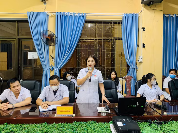 Hội nghị tập huấn, chuyển giao mô hình CSNBTĐ tại Trung tâm Y tế huyện Ba Chẽ, tháng 9/2023.