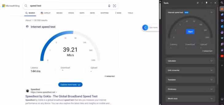 Tìm mọi cách để tăng người dùng, Microsoft mang tính năng đo tốc độ mạng trở lại Edge- Ảnh 1.