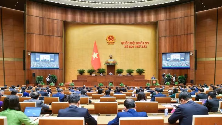 Toàn cảnh phiên họp chiều 20/5. (Ảnh: quochoi.vn)