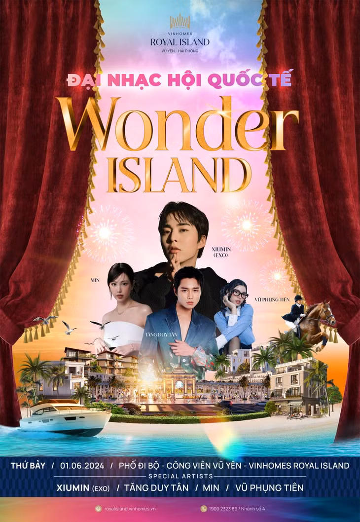 Dàn sao “khủng” góp mặt tại WONDER ISLAND đang “đốn tim” giới trẻ cả nước.