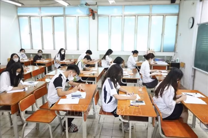 Thí sinh tham gia kỳ thi tốt nghiệp THPT năm 2023. Ảnh tư liệu: Minh Quyết/TTXVN